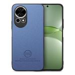 For Huawei nova 13 Twill Fabric Leather Skin Back Phone Case(Blue)