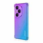 For Honor 400 Pro Global 160.8mm ENKAY Hat-Prince Gradient Airbag TPU Phone Case(Purple Blue)