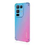 For Infinix Note 50 4G / Note 50 Pro 4G ENKAY Hat-Prince Gradient Airbag TPU Phone Case(Blue Pink)