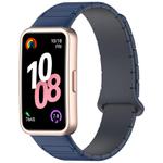 For Huawei Watch Band 10 / 10 NFC I-Shaped Magnetic Silicone Watch Band(Blue Grey)