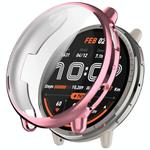 For Amazfit Active 2 A2437 Electroplated TPU Full Coverage Watch Protective Case(Pink)