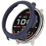 For Amazfit Active 2 A2437 Half Coverage PC Hollow Watch Protective Case(Midnight Blue)