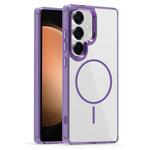 For Samsung Galaxy S23 FE 5G Star Shield Thin Circle MagSafe Phone Case(Purple)
