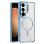 For Samsung Galaxy S23 FE 5G Star Shield Thin Circle MagSafe Phone Case(Light Blue)