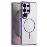 For Samsung Galaxy S25 Ultra 5G Star Shield Thin Circle MagSafe Phone Case(Purple)