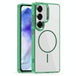 For Samsung Galaxy A55 5G Star Shield Thin Circle MagSafe Phone Case(Green)