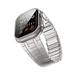 For Apple Watch 46mm / 49mm / 45mm / 44mm One Bead Magnetic Milan Stainless Steel Watch Band(Titanium Gold)