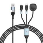 1.2m 2-in-3 100W PD Fast Charging Date Cable for Phone and Watch