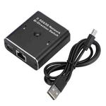 HW7 2.5G / 5G Gigabit Ethernet Bidirectional Switcher 2 In 1 Out RJ45 Network Switch