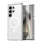 For Samsung Galaxy S24 Ultra 5G NORTHJO 2 in 1 PC MagSafe Magnetic Phone Case with Screen Film(Clear)