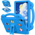 For Urao Jeazans OC101 / C107 Android 2024 Handle Kickstand Children EVA Shockproof Tablet Case(Sky Blue)