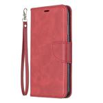 Retro Lambskin Texture Pure Color Horizontal Flip PU Leather Case for Galaxy Note9, with Holder & Card Slots & Wallet & Lanyard(Red)