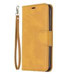Retro Lambskin Texture Pure Color Horizontal Flip PU Leather Case for Galaxy Note9, with Holder & Card Slots & Wallet & Lanyard(Yellow)