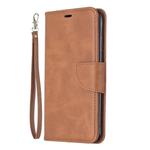 Retro Lambskin Texture Pure Color Horizontal Flip PU Leather Case for Galaxy Note9, with Holder & Card Slots & Wallet & Lanyard(Brown)