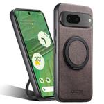 For Google Pixel 7 Suteni G3 360 Rotation Holder MagSafe Denim Leather Back Phone Case(Brown)
