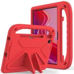 For Lenovo Tab TB-311 / WiFi 10.1 2025 Handle EVA Shockproof Tablet Case with Holder(Red)