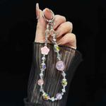 Pink  Heidi Bead Mobile Phone Chain