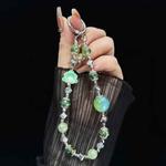 Green Heidi Bead Mobile Phone Chain