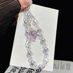 Small Crown Tassel Phone Chain(Purple)