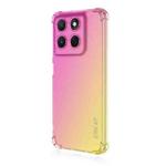 For Motorola Moto G86 5G ENKAY Hat-Prince Gradient Airbag TPU Phone Case(Pink Gold)