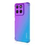 For Motorola Moto G86 5G ENKAY Hat-Prince Gradient Airbag TPU Phone Case(Purple Blue)