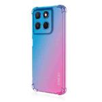 For Motorola Moto G86 Power 5G ENKAY Hat-Prince Gradient Airbag TPU Phone Case(Blue Pink)