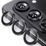 For Samsung Galaxy Z Fold7 ENKAY Hat-Prince 9H Rear Camera Lens Aluminium Alloy Tempered Glass Film(Black)