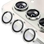 For Samsung Galaxy Z Fold7 ENKAY Hat-Prince 9H Rear Camera Lens Aluminium Alloy Tempered Glass Film(Silver)