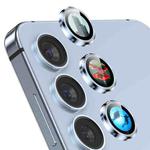 For Samsung Galaxy S25 5G ENKAY Hat-Prince AR 9H Rear Lens Aluminium Alloy Tempered Glass Film(Light Blue)