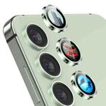 For Samsung Galaxy S25 5G ENKAY Hat-Prince AR 9H Rear Lens Aluminium Alloy Tempered Glass Film(Light Green)