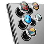 For Samsung Galaxy S25 Ultra 5G ENKAY Hat-Prince AR 9H Rear Lens Aluminium Alloy Tempered Glass Film(Silver)