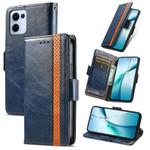 For OPPO Reno13 CaseNeo Splicing Dual Magnetic Buckle Leather Phone Case(Blue)