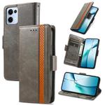 For OPPO Reno13 Pro CaseNeo Splicing Dual Magnetic Buckle Leather Phone Case(Gray)