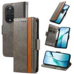 For Huawei nova 13 Pro CaseNeo Splicing Dual Magnetic Buckle Leather Phone Case(Gray)