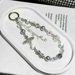 Asteroid Pearl Mobile Phone Chain(Grey)