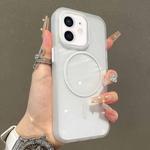 For iPhone 11 Translucent Armor MagSafe N52 Thin Circle Phone Case(Transparent)