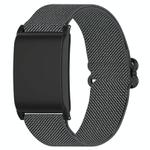For WHOOP 4.0 Slide Buckle Nylon Elastic Braided Watch Band(Dark Gray)