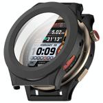For Amazfit Cheetah Round Tempered Film Integrated PC Watch Protective Case(Black)