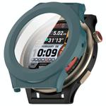 For Amazfit Cheetah Round Tempered Film Integrated PC Watch Protective Case(Pine Green)