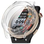 For Amazfit Cheetah Round Tempered Film Integrated PC Watch Protective Case(Translucent)