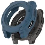 For Garmin Instinct E 40mm Half Coverage Hollow TPU Armour Watch Protective Case(Blue)