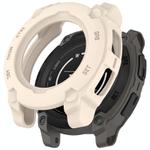 For Garmin Instinct E 45mm Half Coverage Hollow TPU Armour Watch Protective Case(Starlight)
