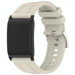 For WHOOP 4.0 Composite Type Nylon Braided Silicone Watch Band(Starlight)