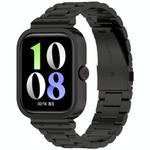 For vivo Watch GT Watch Frame Integrated Three Beads Stainless Steel Watch Band(Black)