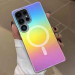 For Samsung Galaxy S23 Ultra 5G Frosted Color-plated Gradient MagSafe Phone Case(Color Plating)