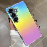 For Samsung Galaxy S23 FE 5G Frosted Color-plated Gradient  Phone Case(Color Plating)