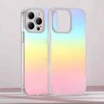 For iPhone 15 Pro Max Frosted Color-plated Gradient Phone Case(Color Plating)