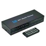 JQF1  9 in 1 Out Switch Adapter Screen Splitter 4K HDMI Multi Viewer Switcher, Plug:US Plug