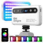 Weeylite S05 Portable App Control Phone Fill Lamp Video Live Streaming Photography RGB Full Color Fill Light(White)