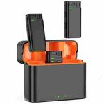 JMARY MW16 3.5mm, Type-C, 8 Pin 3 in 1 2.4G Lavalier Wireless Microphone